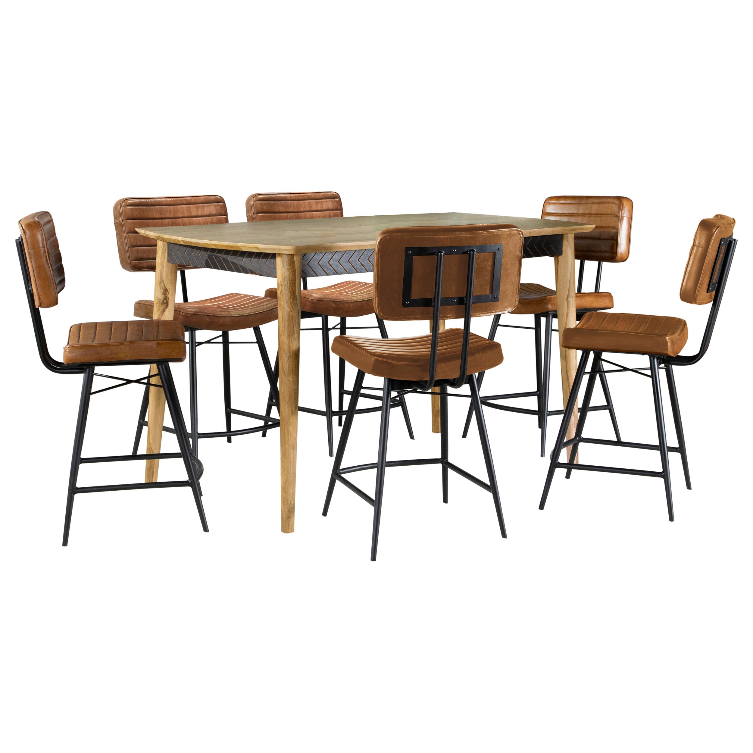 Partridge 7 Pc Counter Height Dining Set