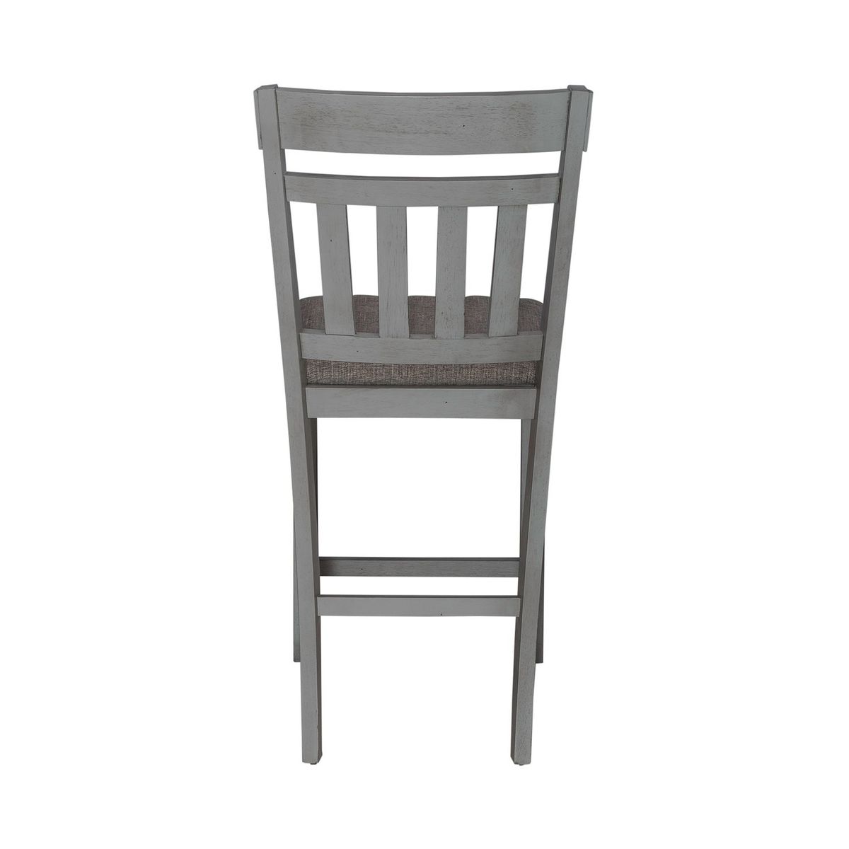 Liberty Furniture Newport Splat Back Counter Chair (Set of 2) in Smokey Grey