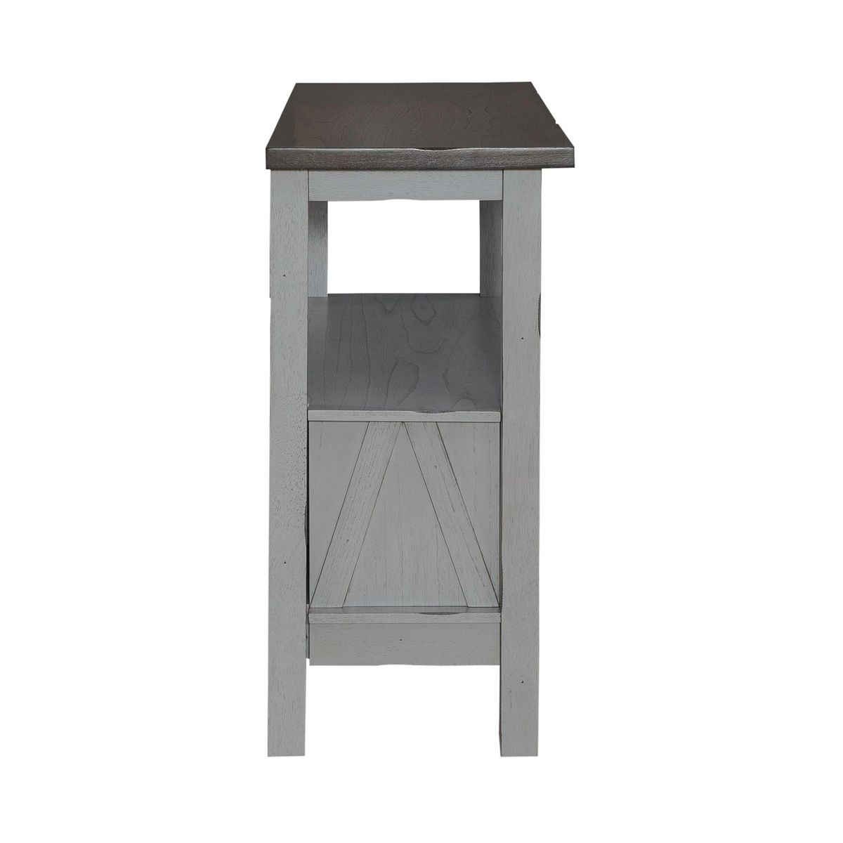 Liberty Furniture Newport Server in Smokey Grey