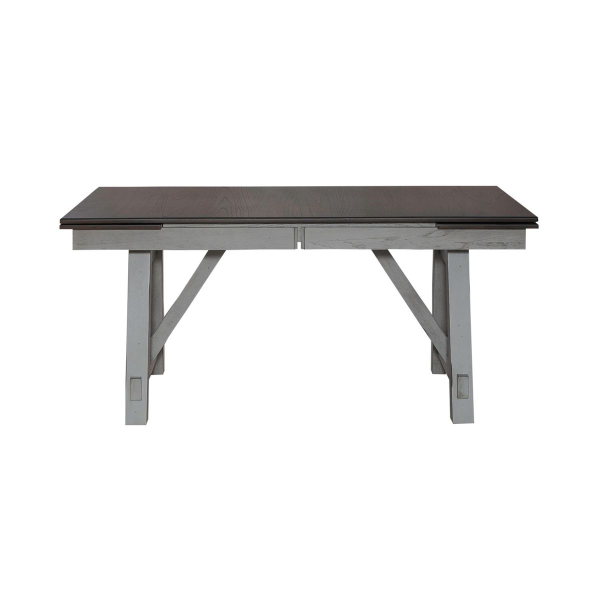 Liberty Furniture Newport Trestle Table in Smokey Grey