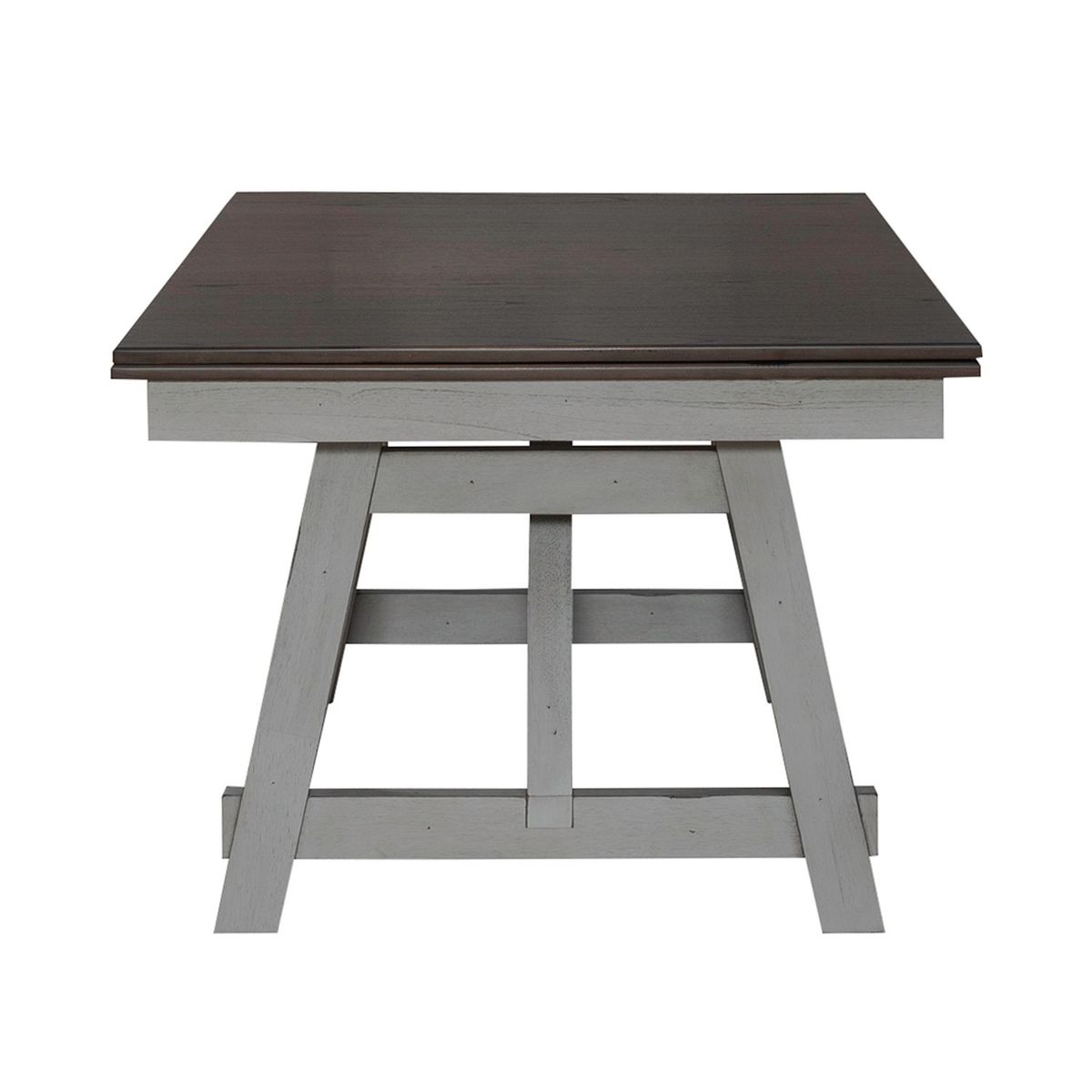 Liberty Furniture Newport Trestle Table in Smokey Grey
