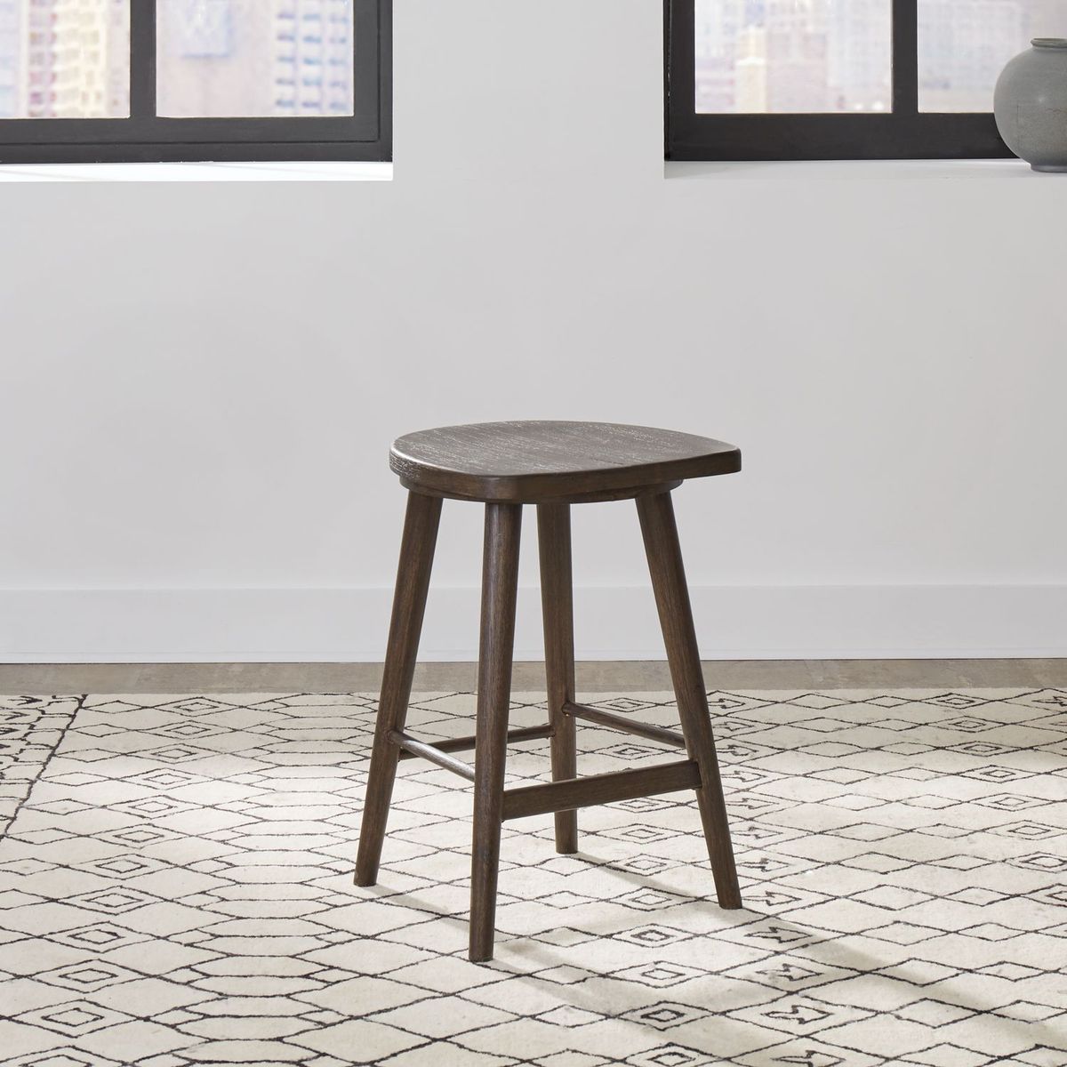 Liberty Furniture City View Console Stool (RTA) in Coffee Bean image