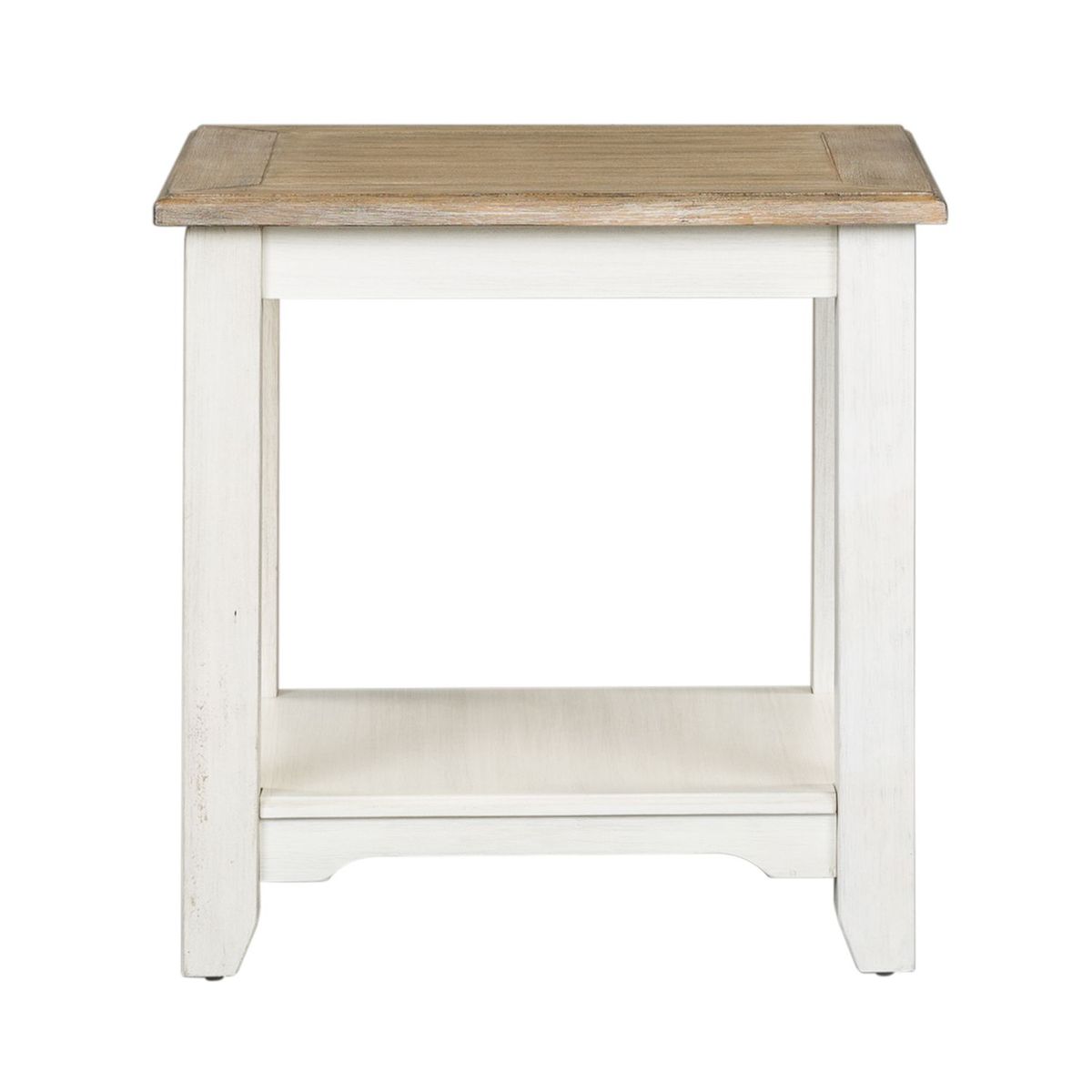 Liberty Furniture Summerville End Table in Soft White Wash image