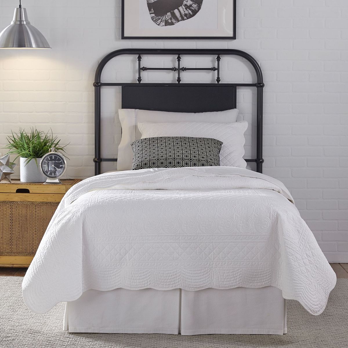 Liberty Furniture Vintage Series Full Metal Headboard in Black