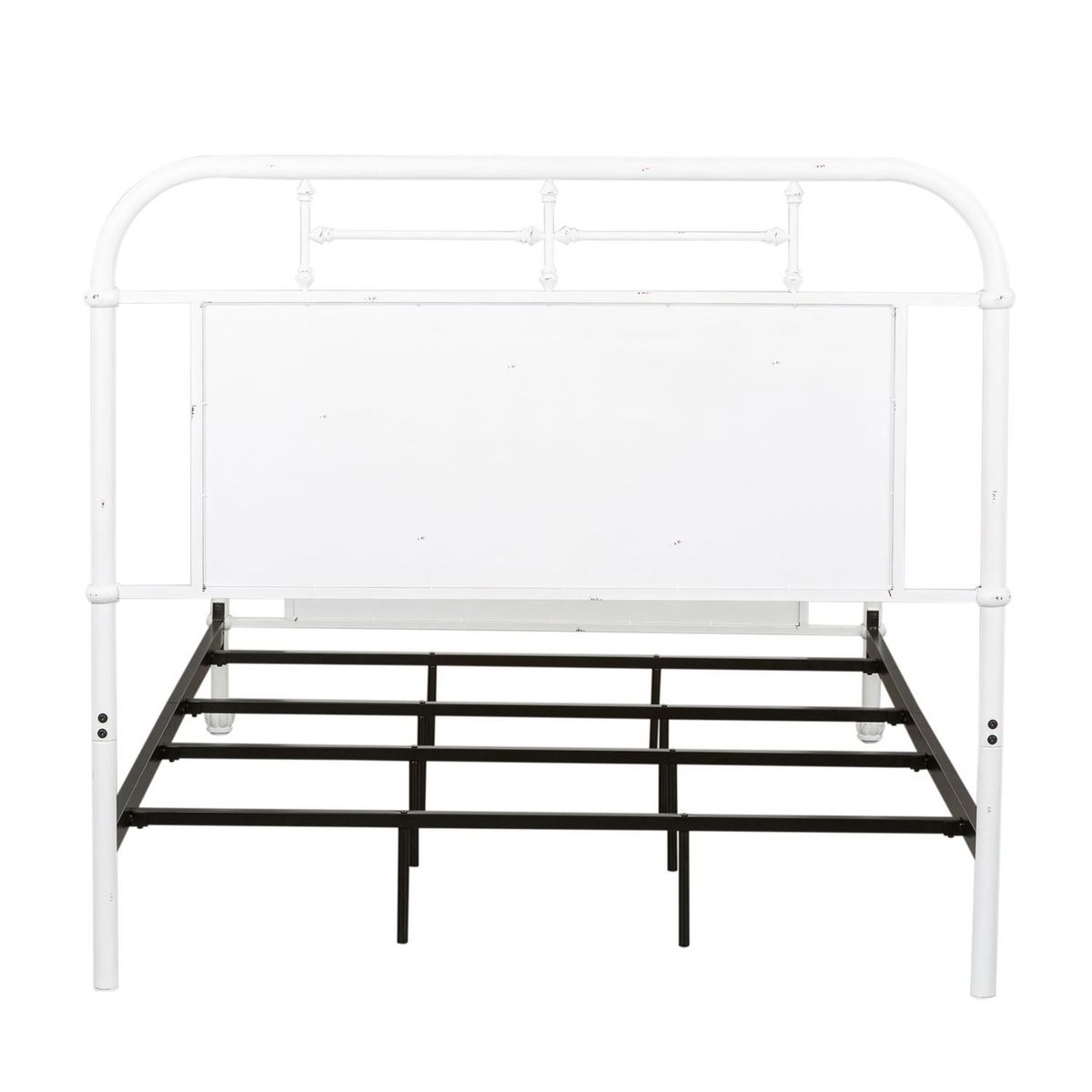 Liberty Furniture Vintage Series Full Metal Bed in Antique White
