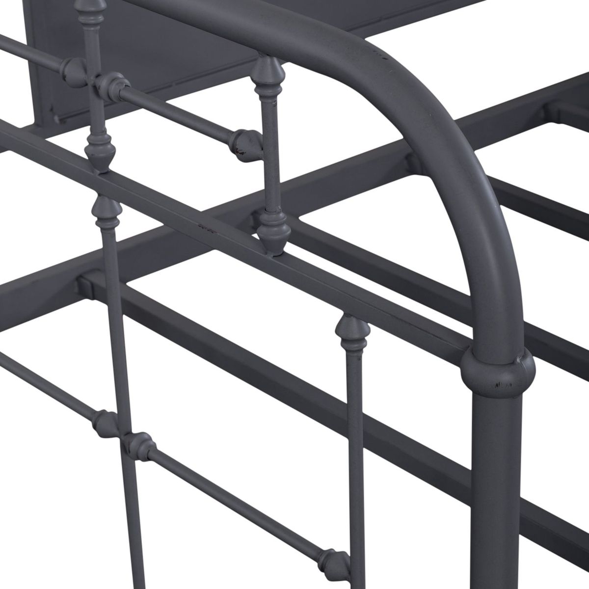 Liberty Furniture Vintage Series Twin Metal Bed in Navy