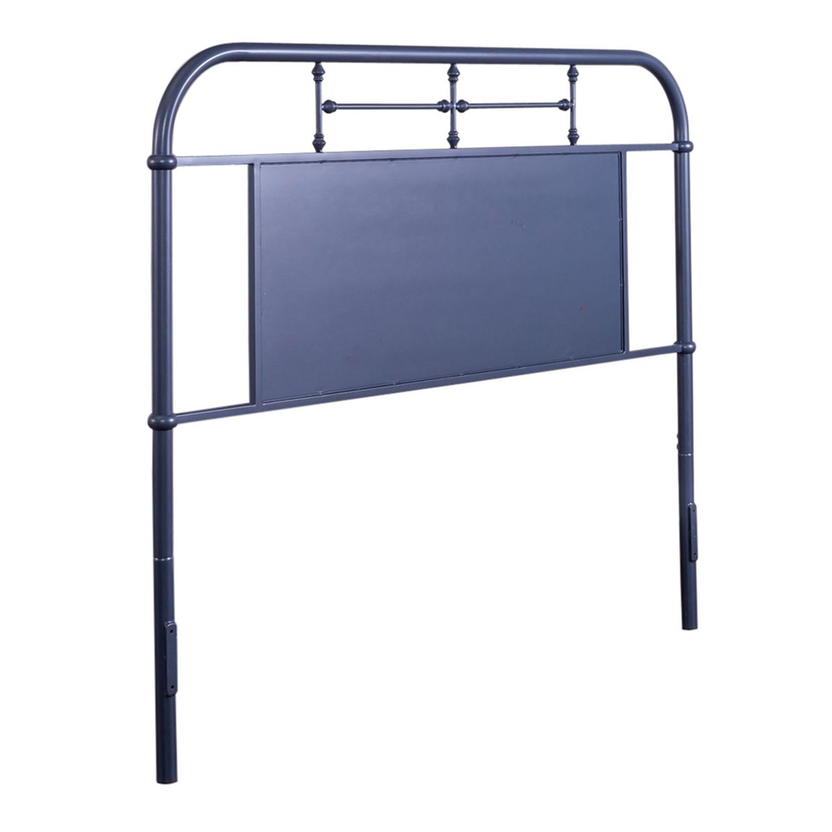 Liberty Furniture Vintage Series Queen Metal Headboard in Navy