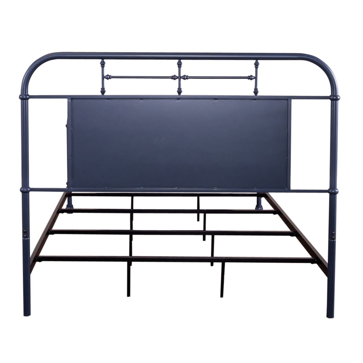 Liberty Furniture Vintage Series King Metal Bed in Navy