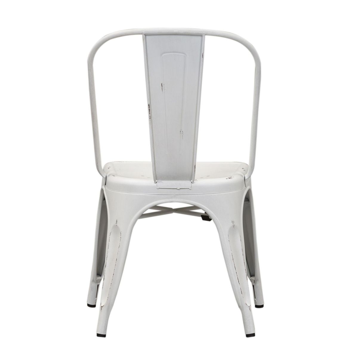 Liberty Furniture Vintage Series Bow Back Side Chair in Antique White (Set of 2)