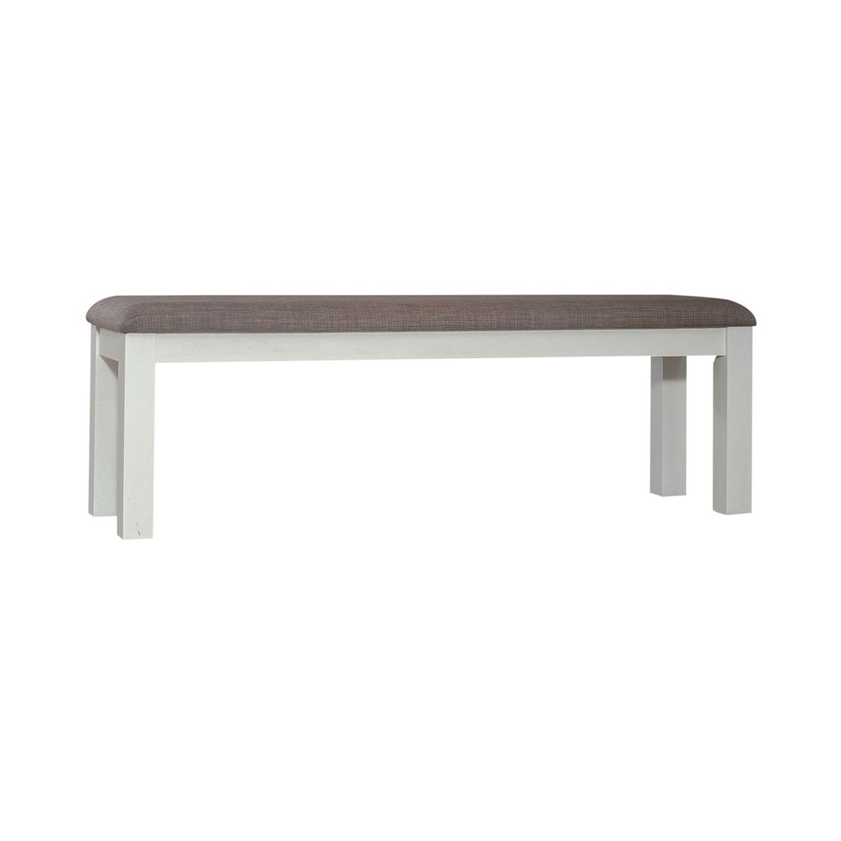 Liberty Furniture Brook Bay Uph Dining Bench in Textured White image