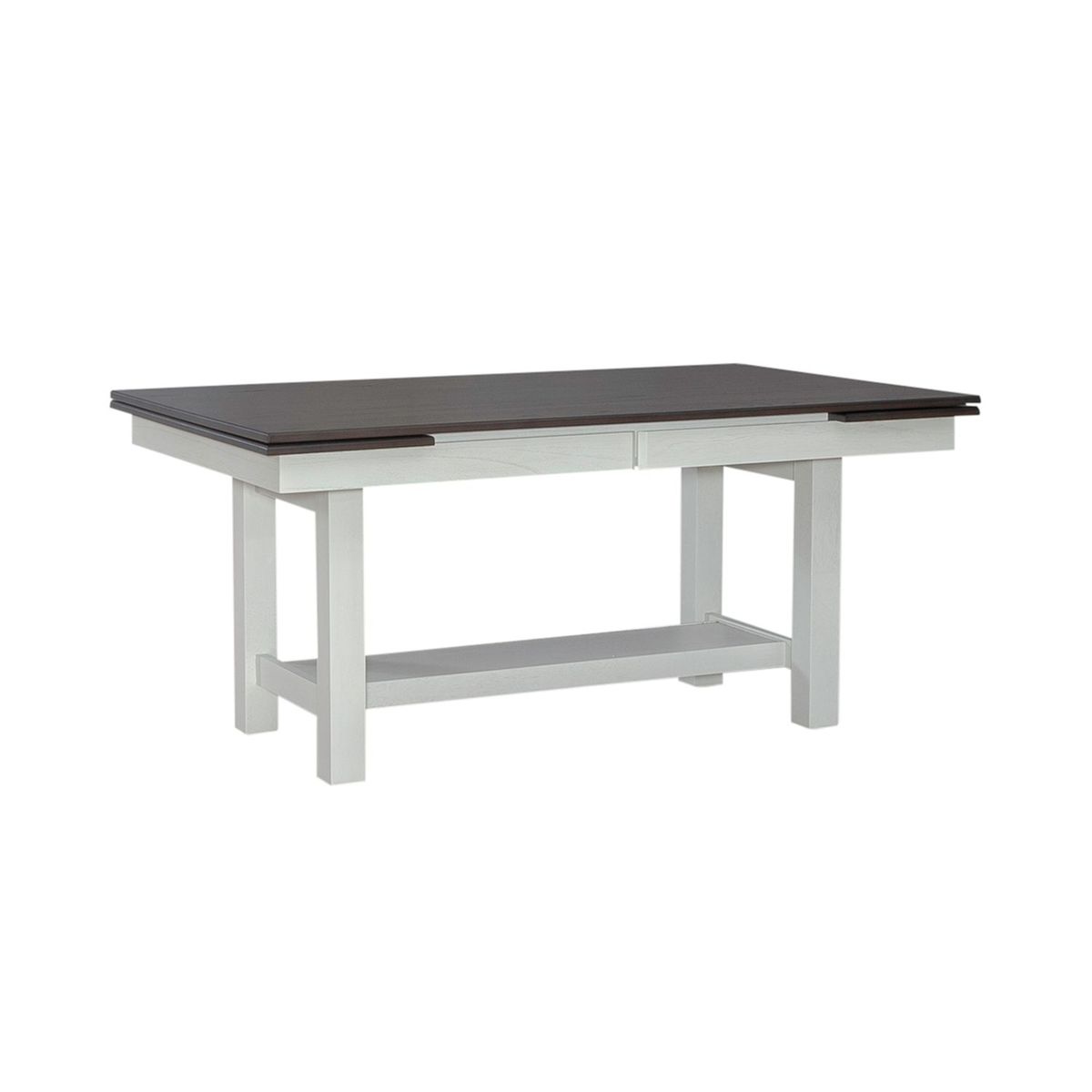Liberty Furniture Brook Bay Trestle Table in Textured White 182-CD-TRS