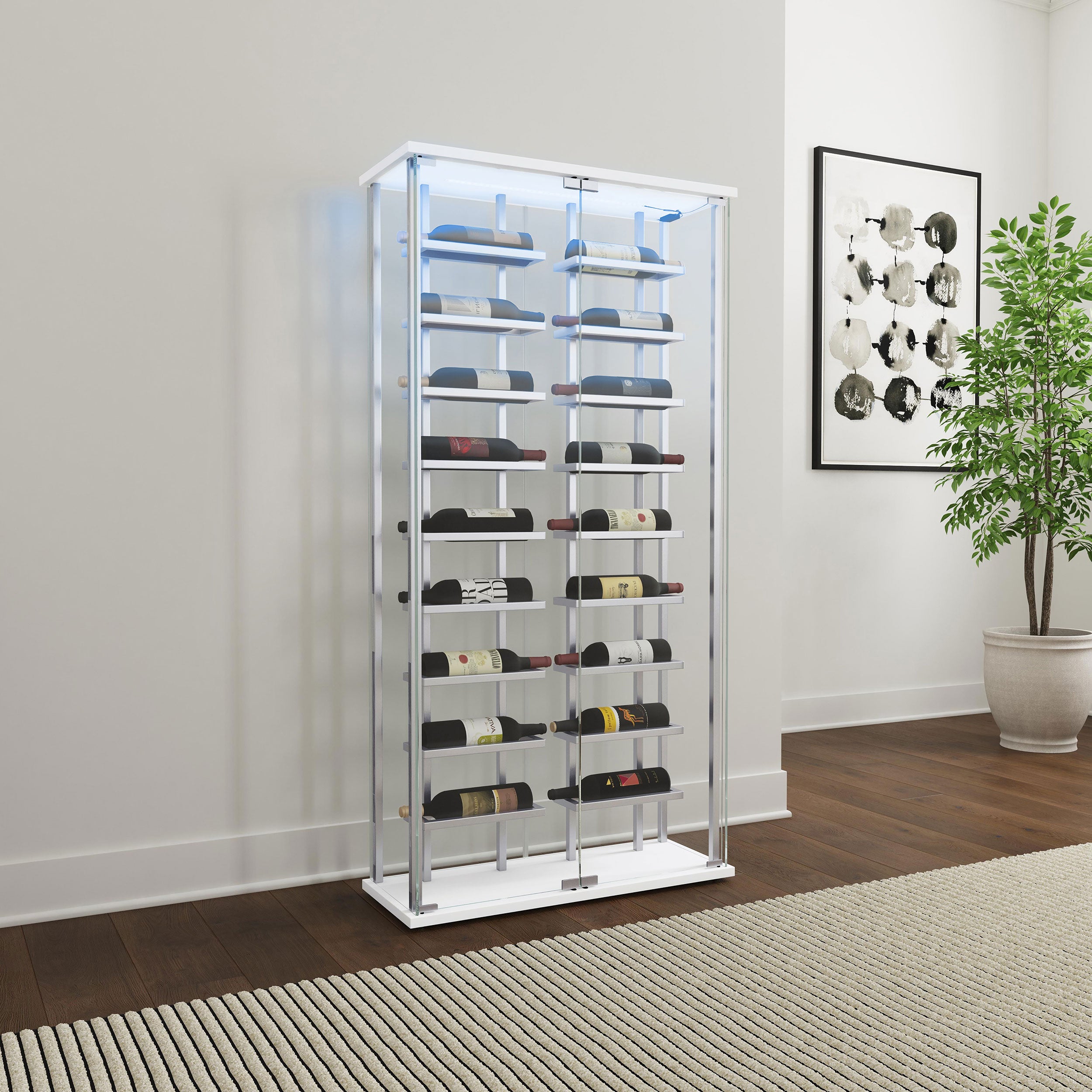 Montara Wine Cabinet with LED Lighting