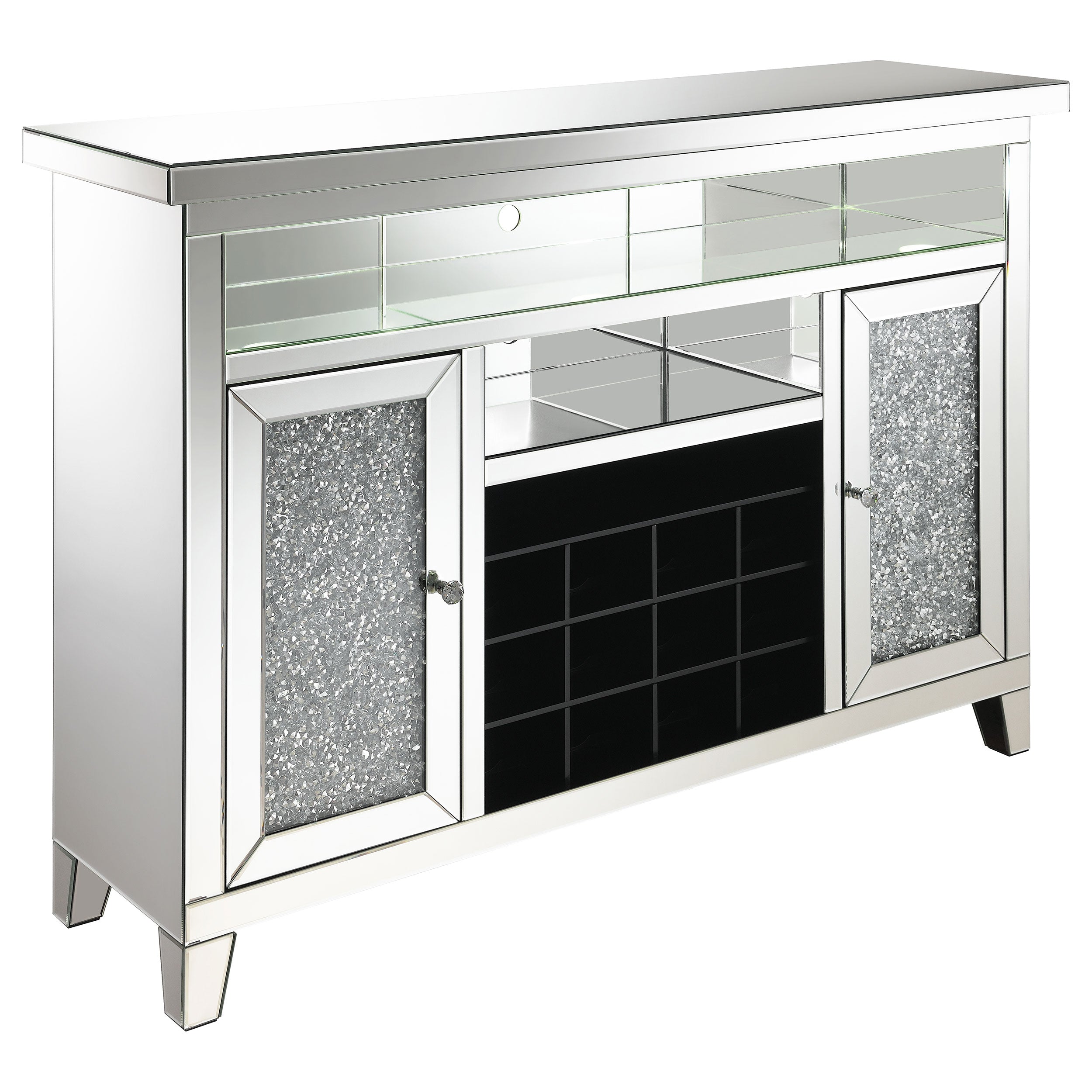 Melinda Bar Cabinet with LED Lighting