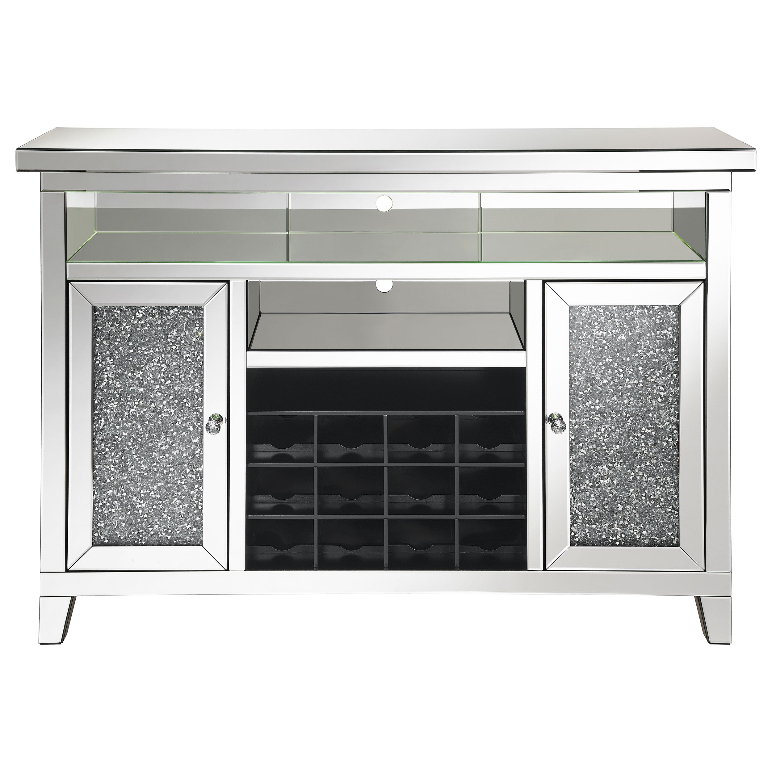 Melinda Bar Cabinet with LED Lighting