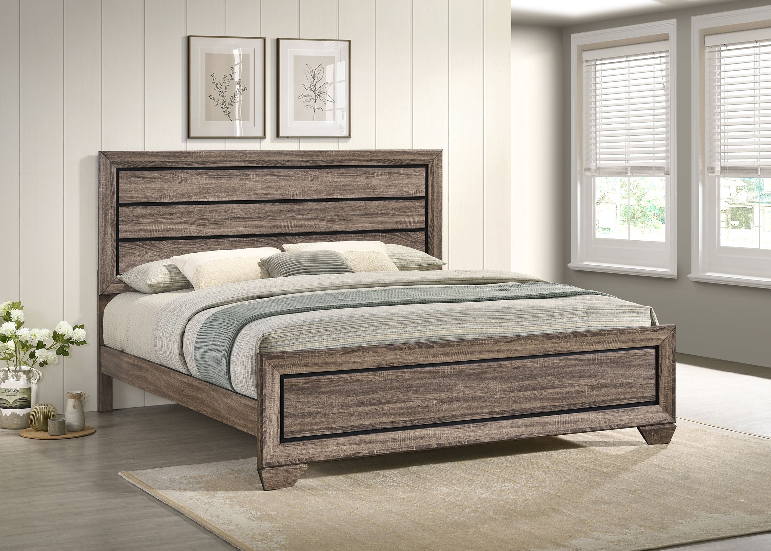 Kauffman Panel Bed