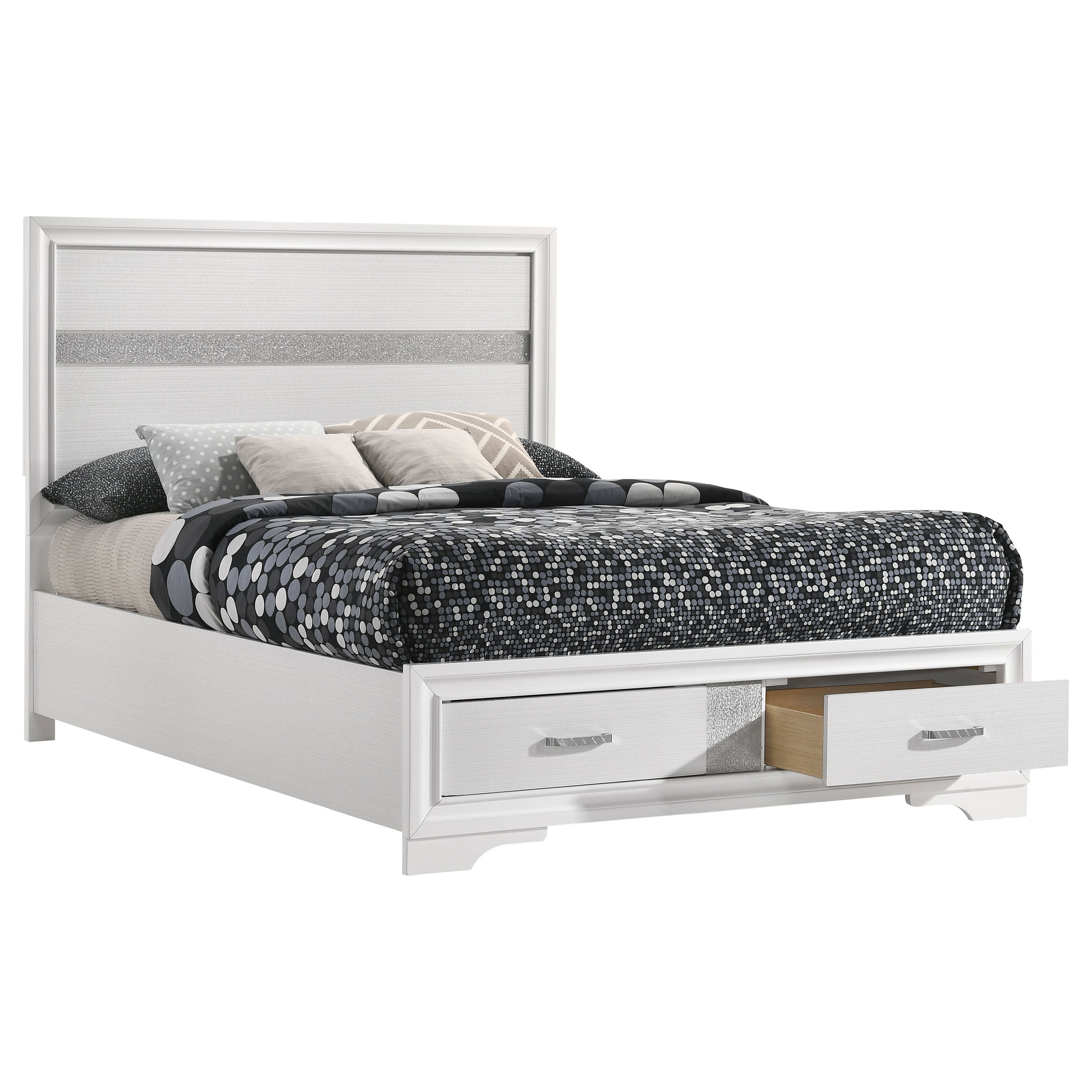 Miranda Panel Platform Storage Bed