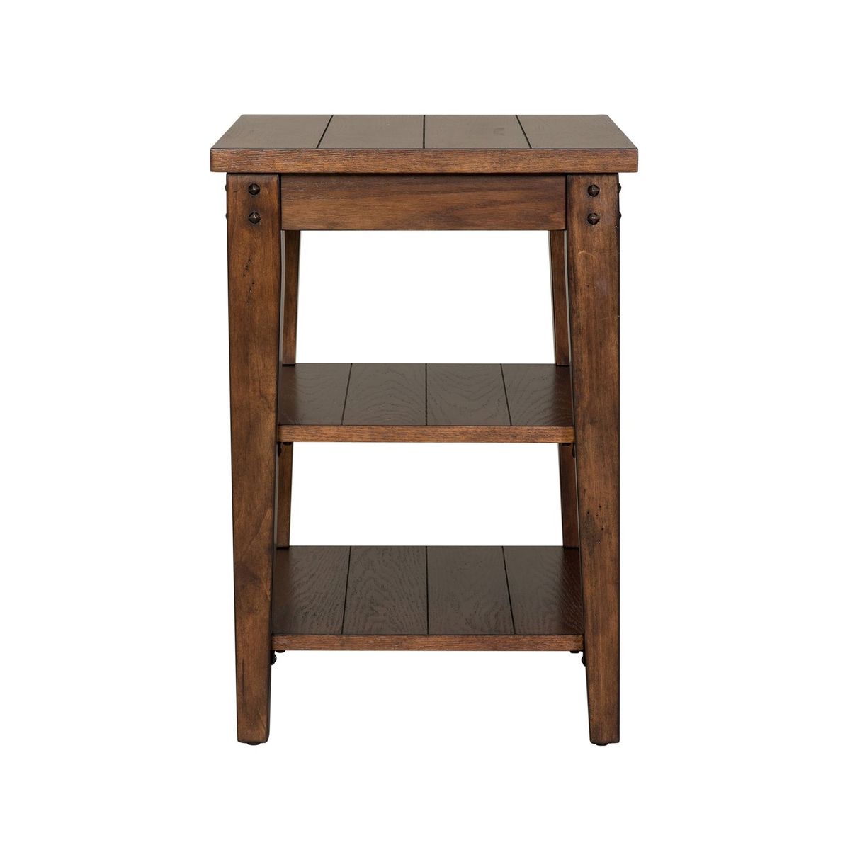 Liberty Furniture Lake House Tiered Table in Rustic Brown Oak image