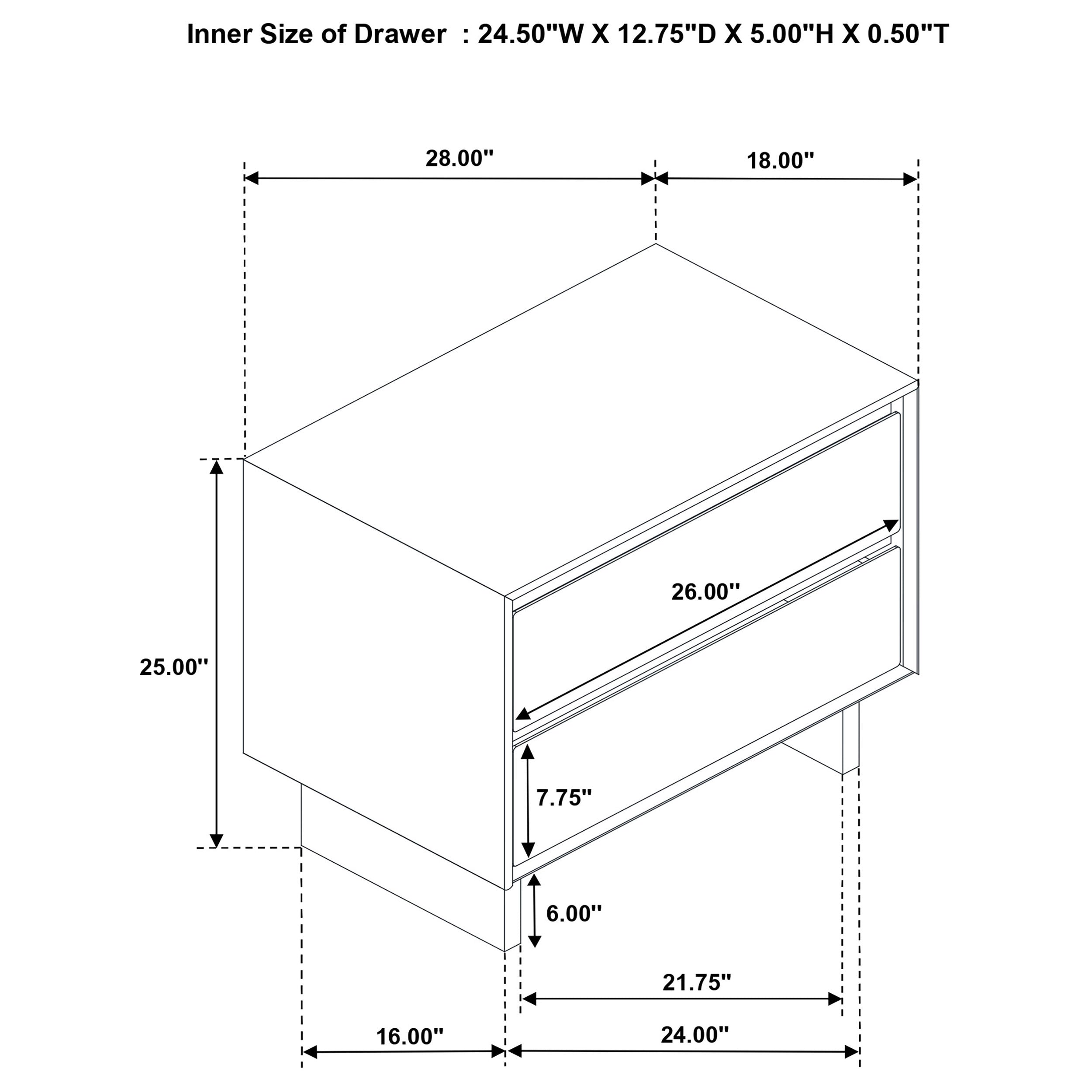 Glenwood 4 & 5 Piece Bedroom Set Eastren king & Queen