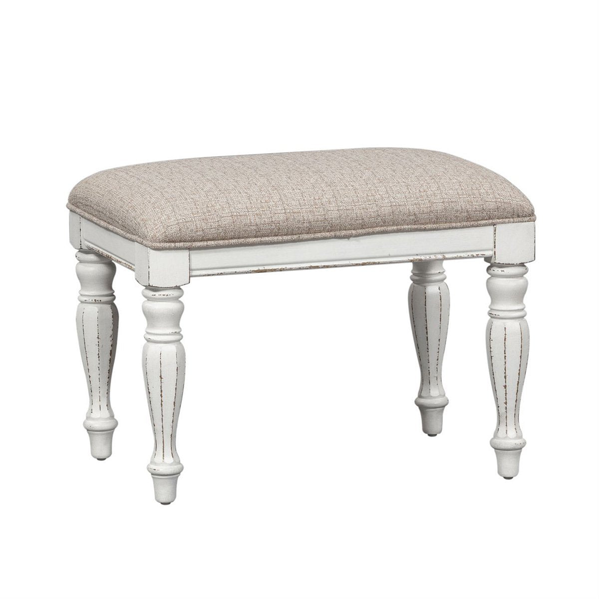 Liberty Magnolia Manor Accent Bench in Antique White image