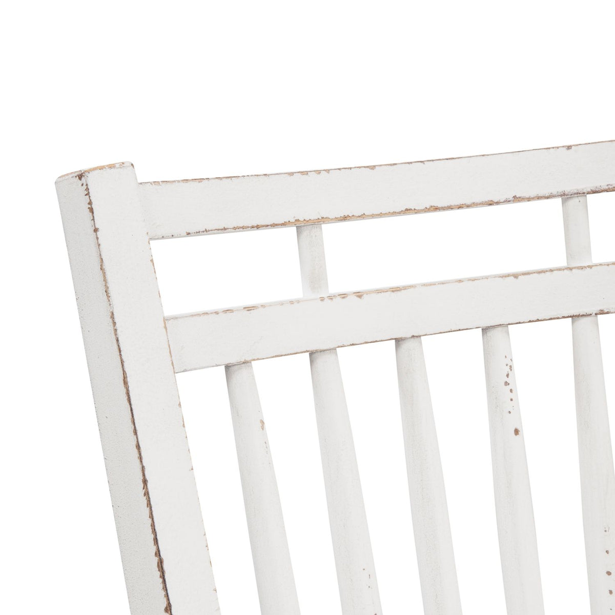 Liberty Furniture Magnolia Manor Spindle Back Counter Chair in Antique White