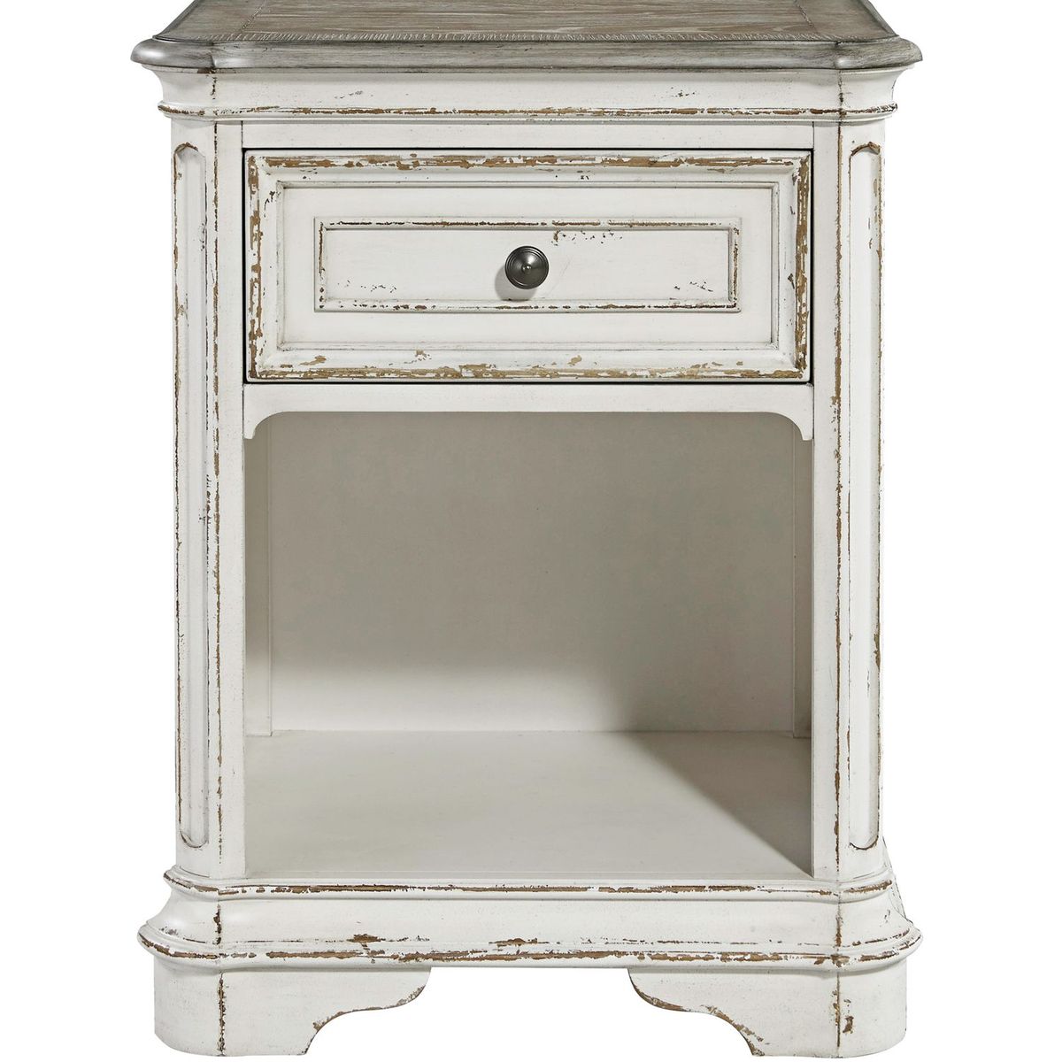 Liberty Magnolia Manor 1 Drawer Night Stand in Antique White
