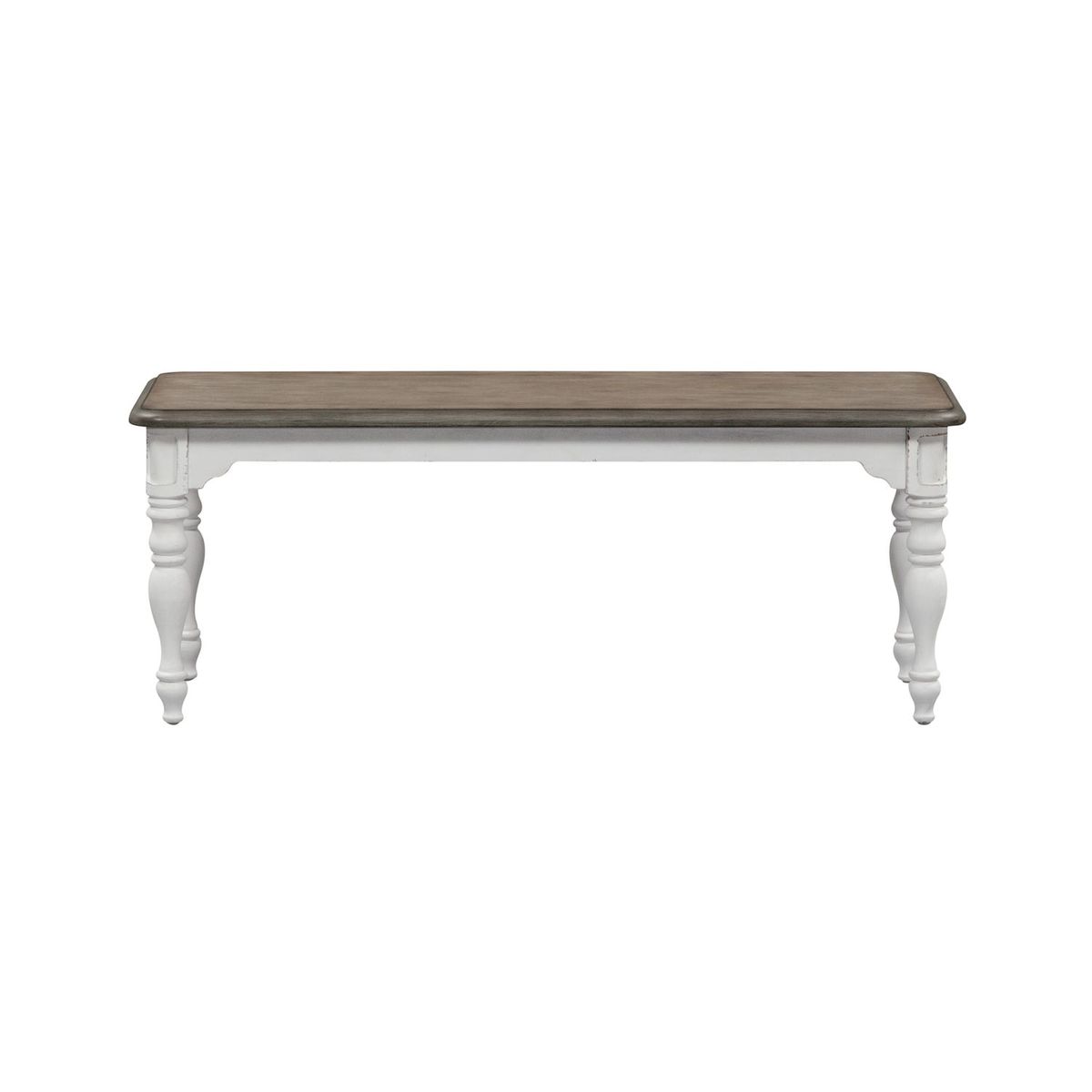 Liberty Furniture Magnolia Manor Dining Bench (RTA) in Antique White