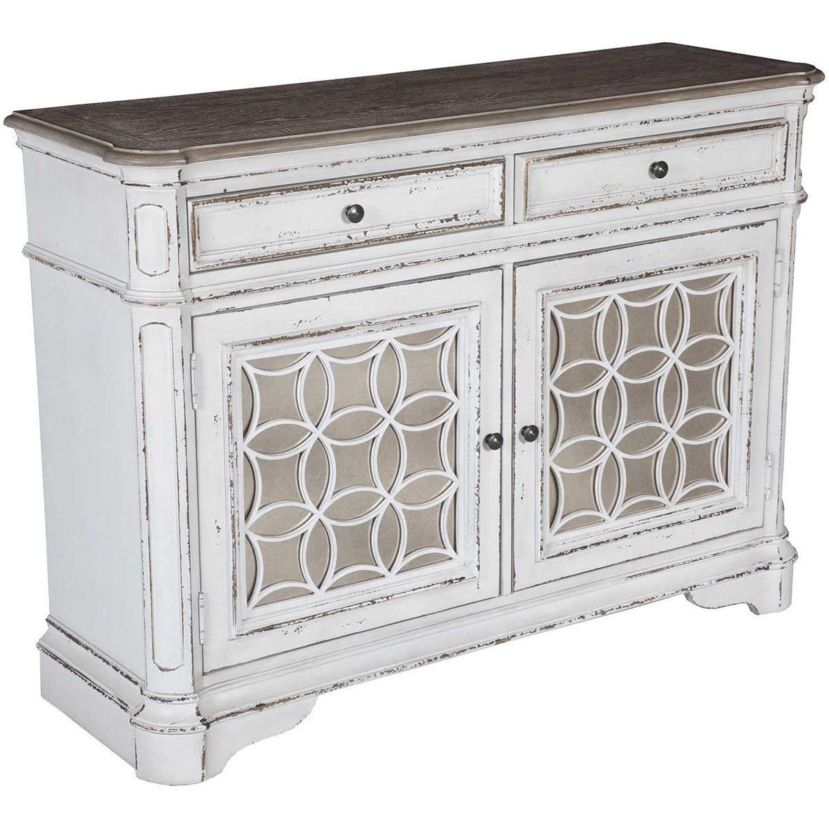 Liberty Furniture Magnolia Manor Buffet in Antique White image