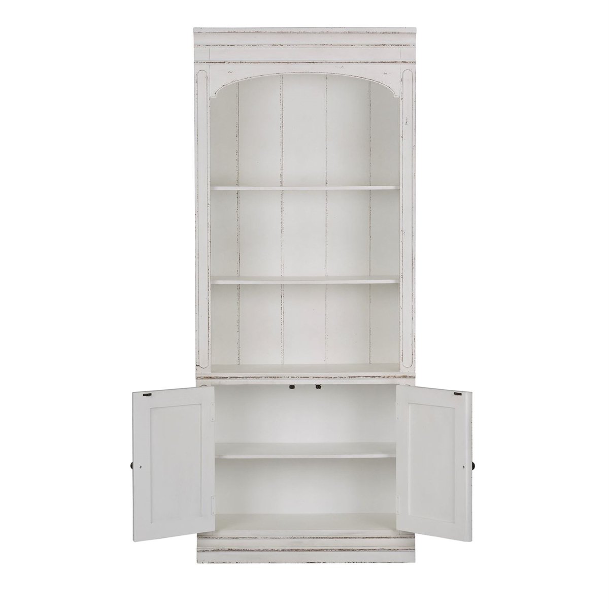 Liberty Magnolia Manor Bunching Bookcase in Antique White