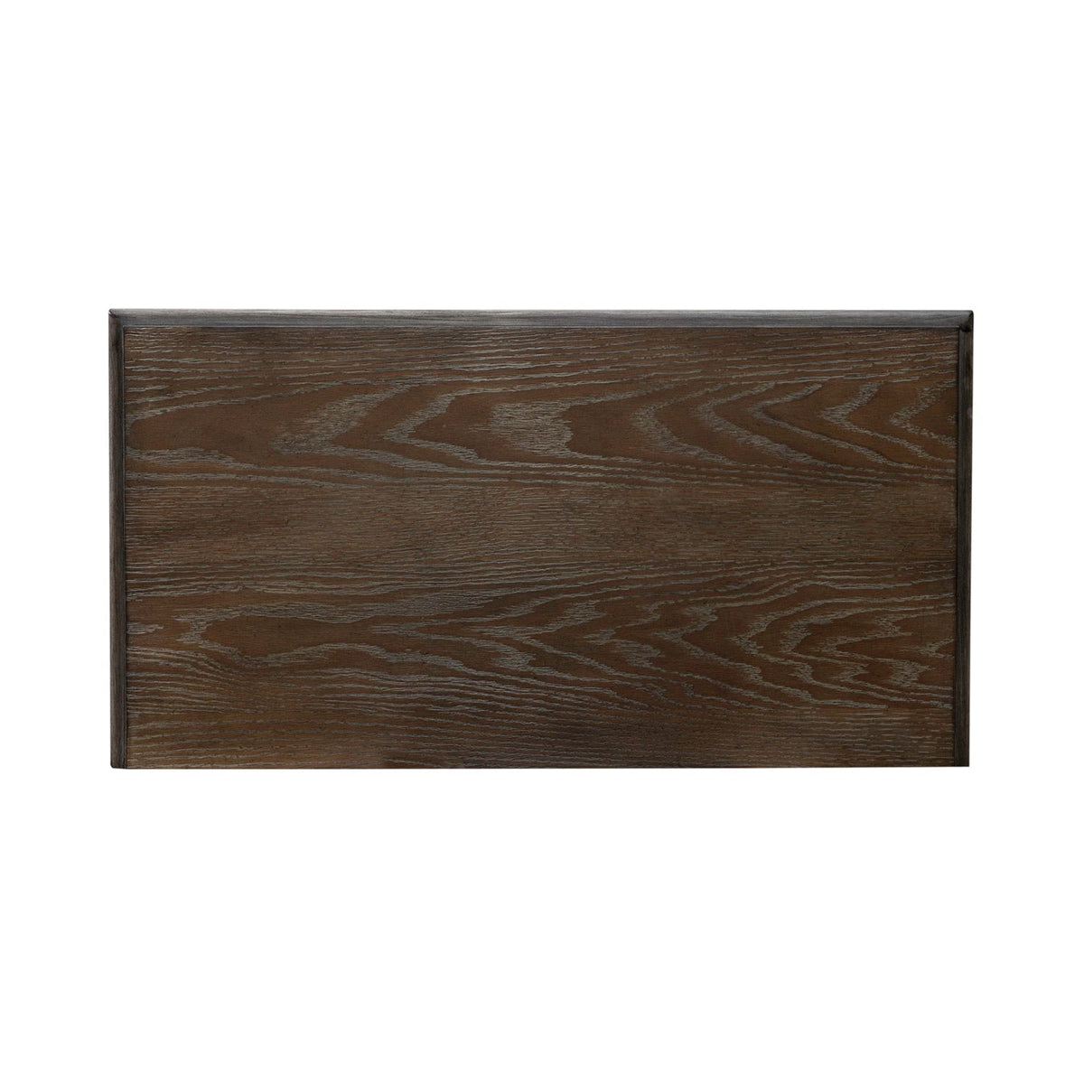 Liberty Furniture Magnolia Manor Pet Feeder Cabinet in Antique White & Weathered Bark EST SHIP TIME APPX 4 WEEKS