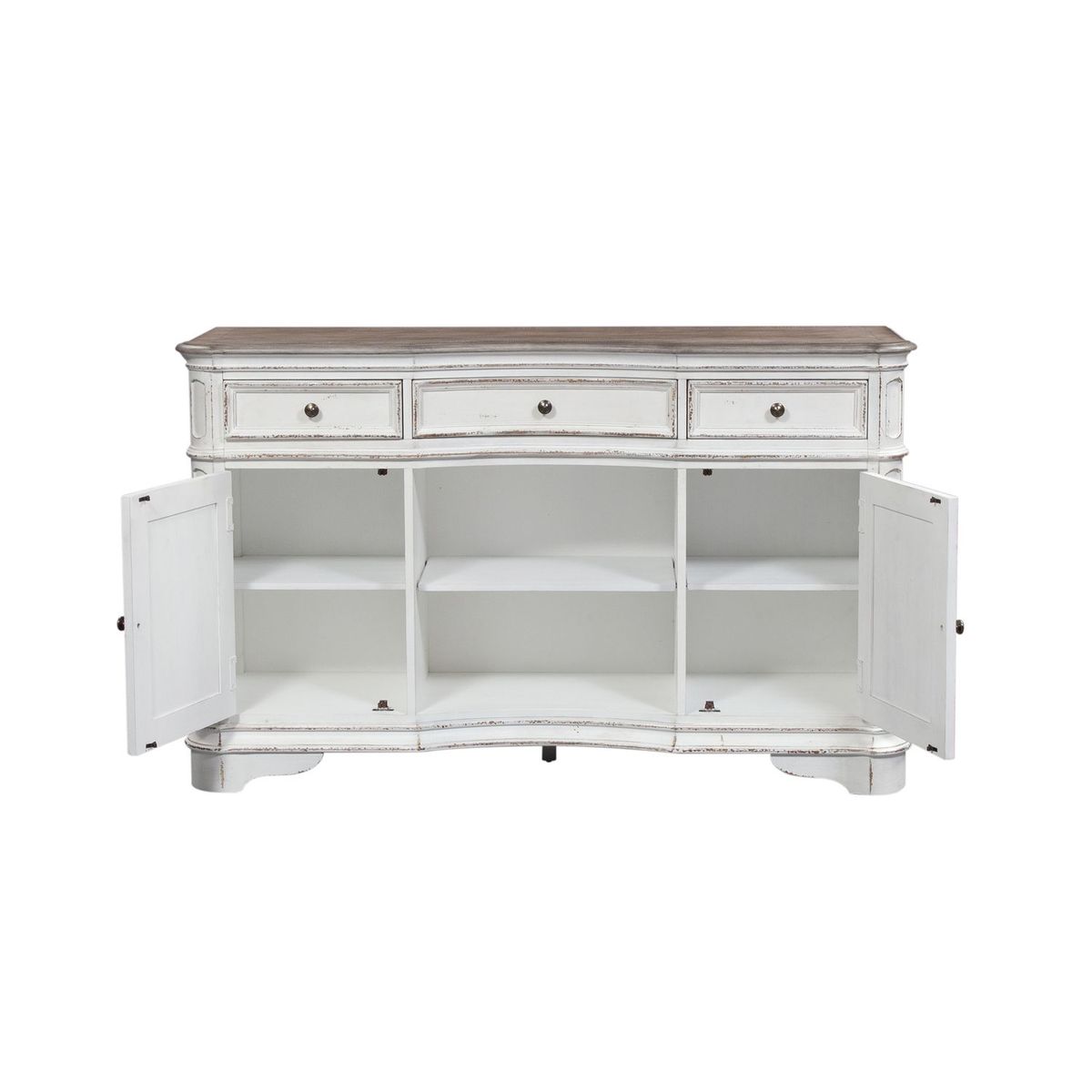 Liberty Furniture Magnolia Manor Server in Antique White