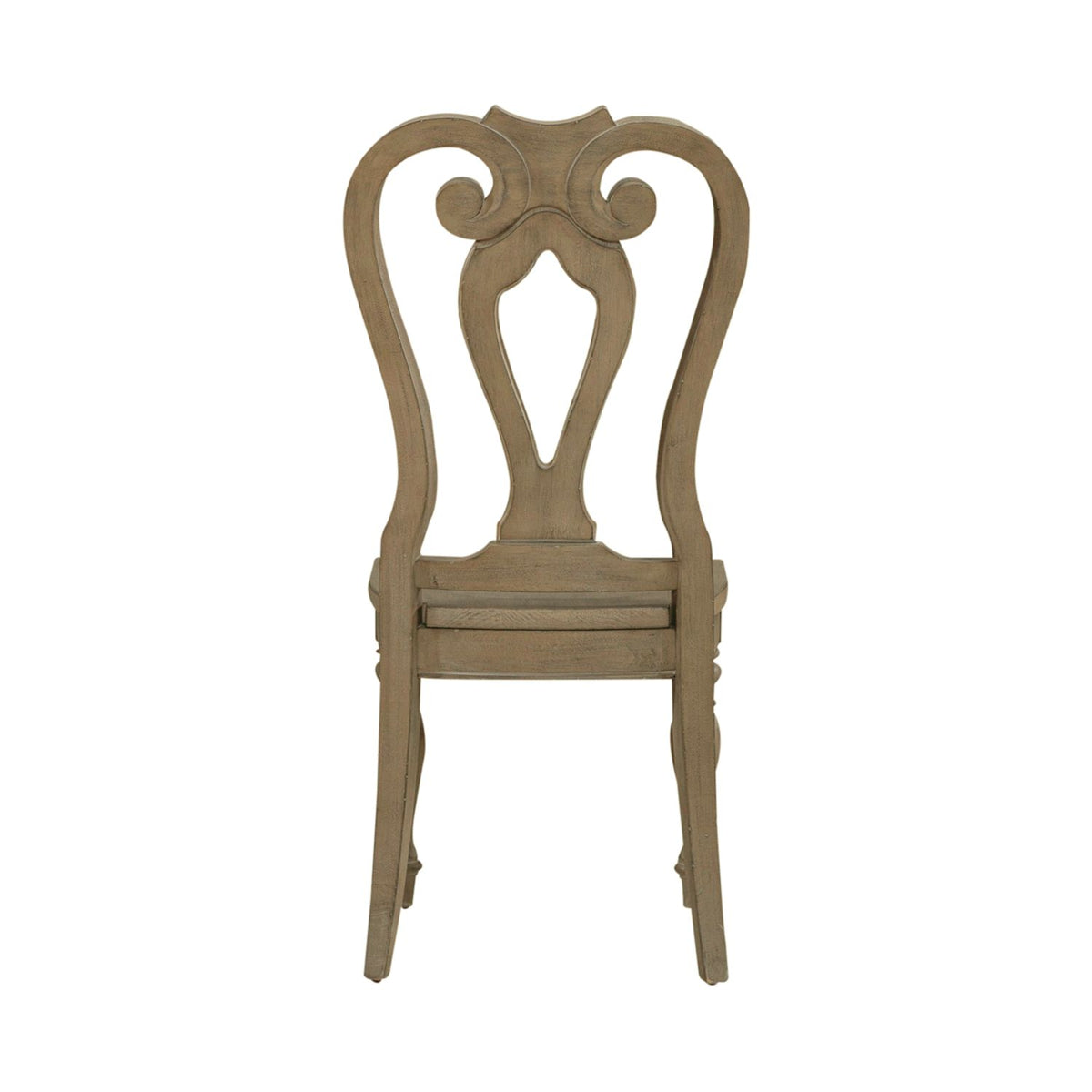 Liberty Furniture Magnolia Manor Splat Back Side Chair (RTA) (Set of 2) in Weathered Bisque