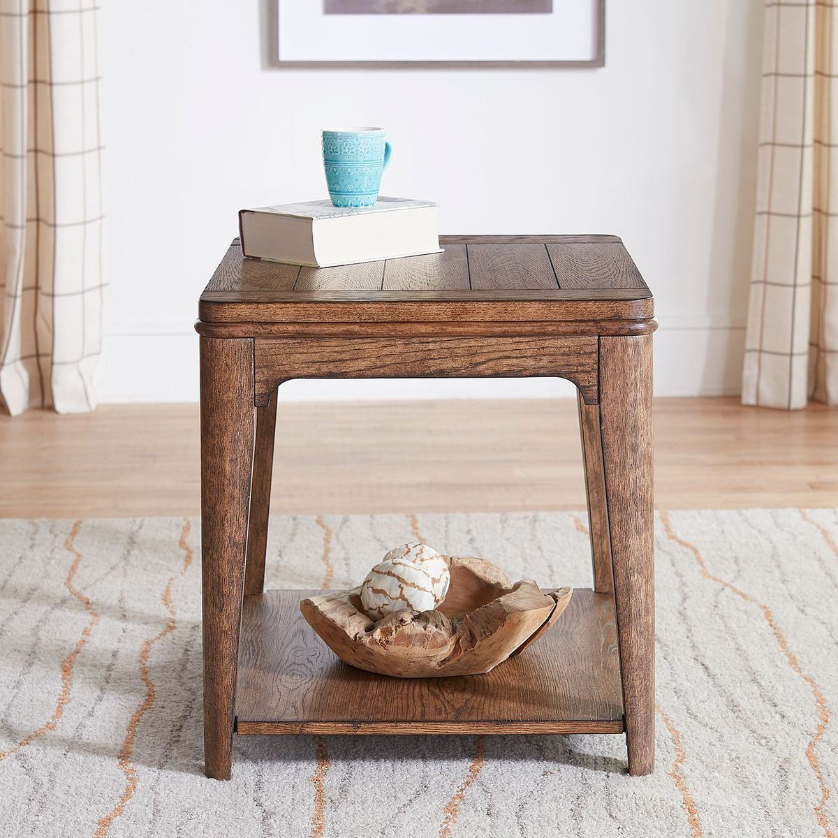 Liberty Furniture Ashford End Table in Sienna