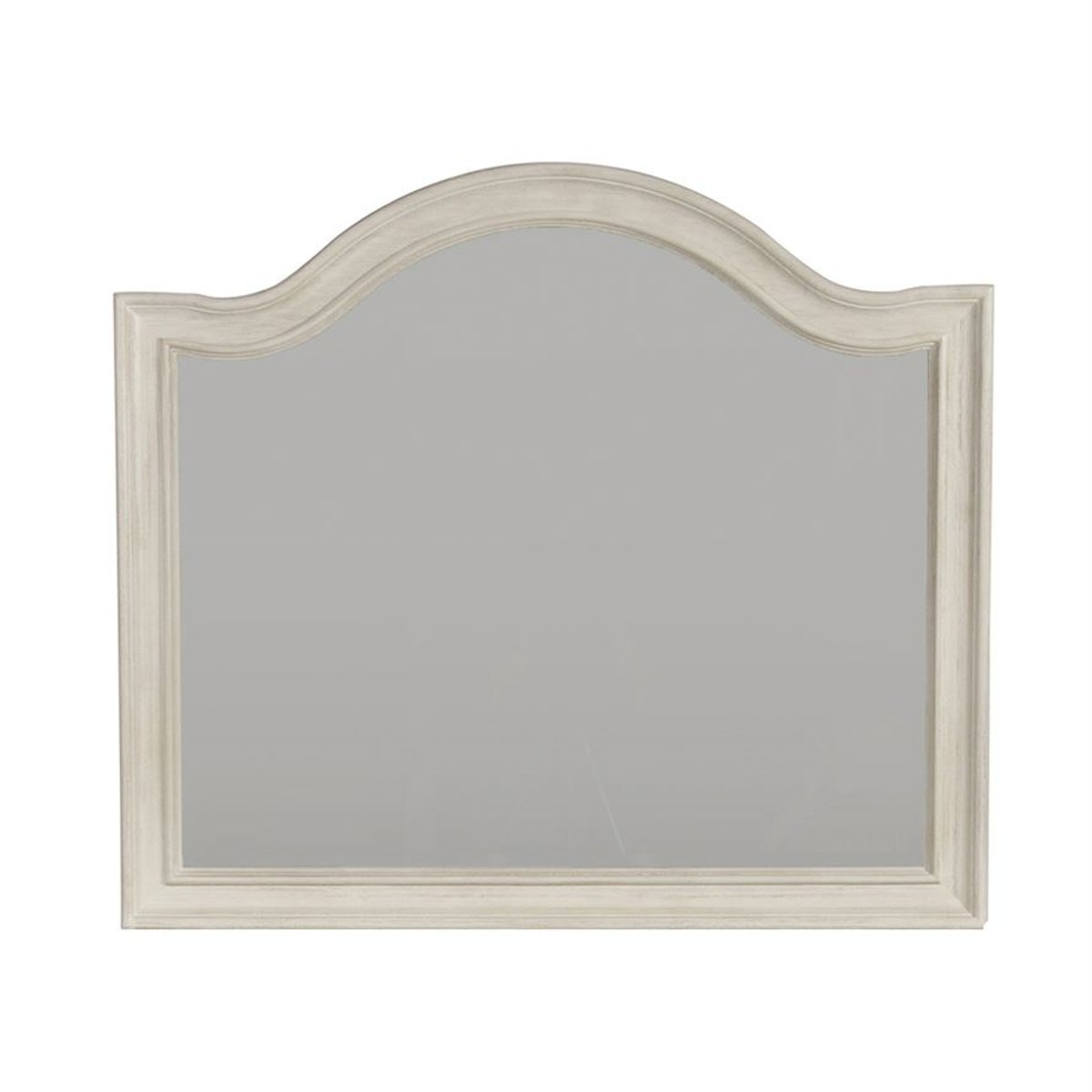 Liberty Furniture Bayside Arched Mirror in Antique White