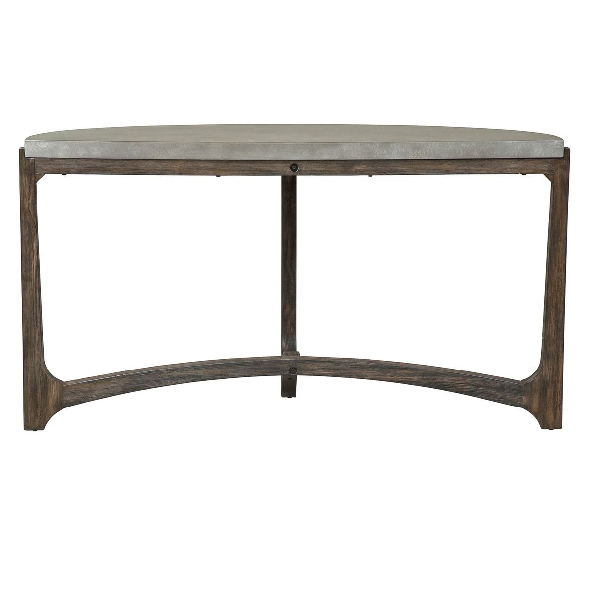 Liberty Furniture Cascade Sofa Table in Wire Brush Rustic Brown image