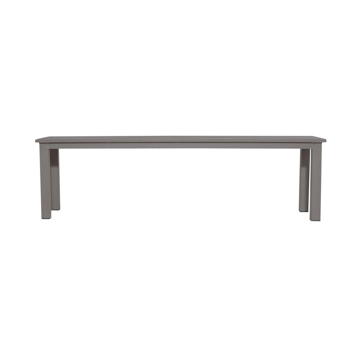 Liberty Furniture Plantation Key Outdoor Dining Bench in Granite