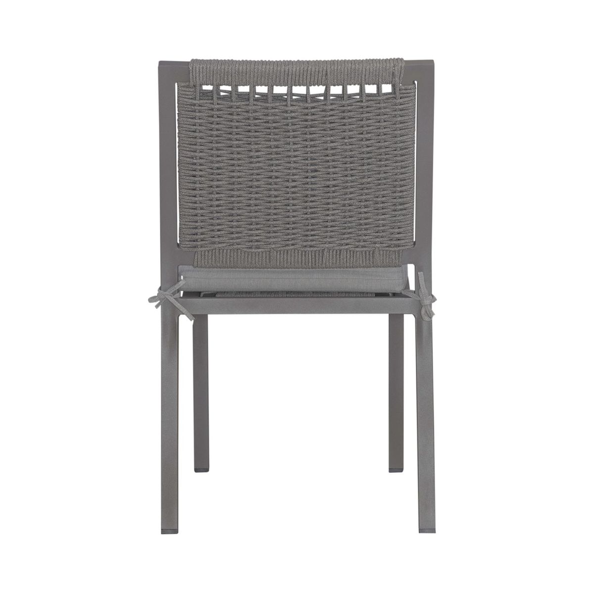 Liberty Furniture Plantation Key Outdoor Panel Back Side Chair in Granite