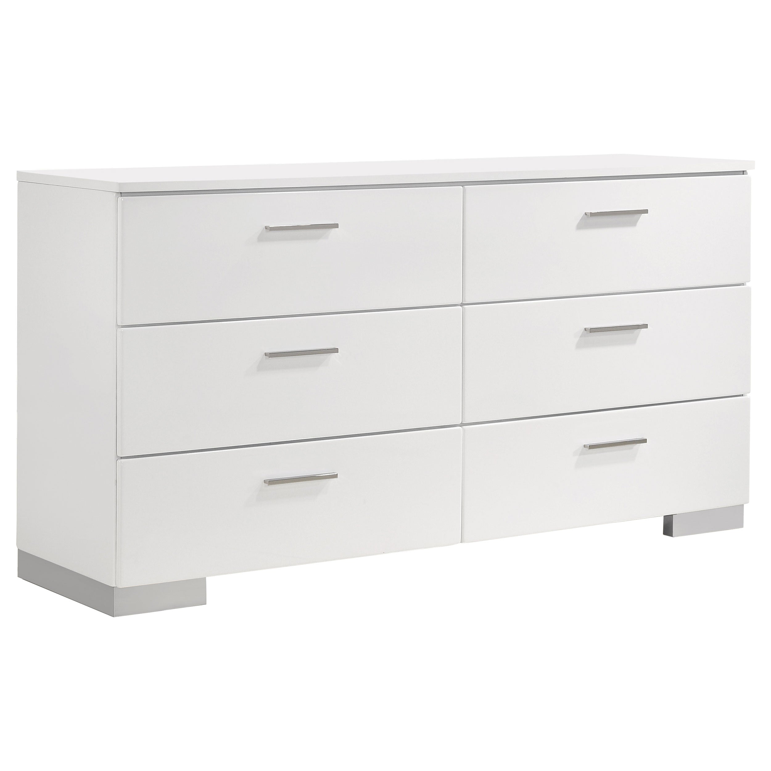 Jeremaine 5 Pc Bedroom Sets White