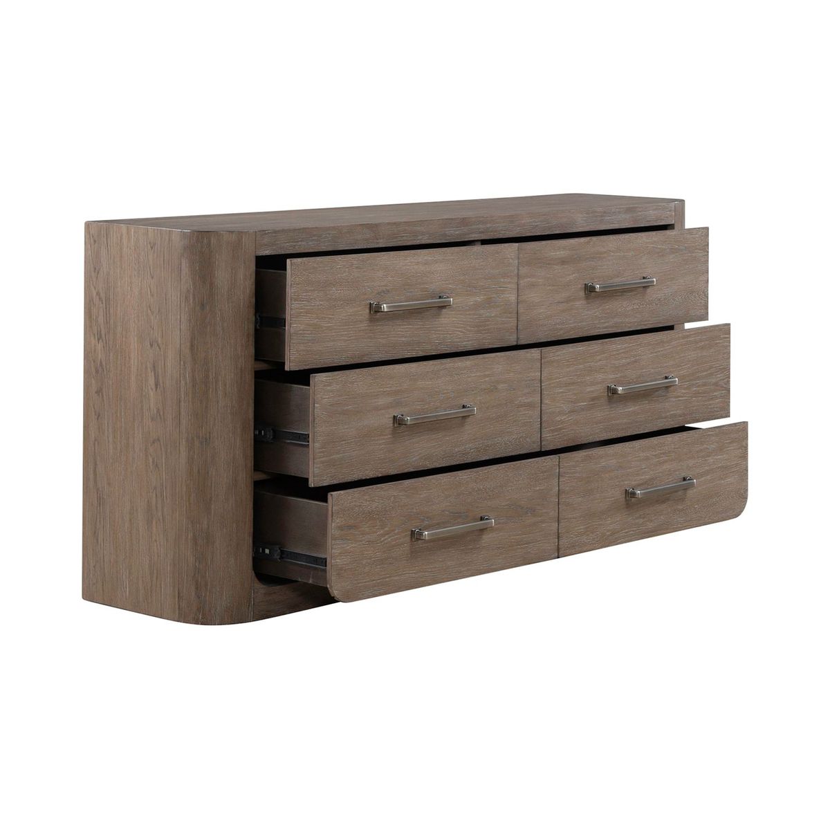 Liberty Furniture South Bend 6 Drawer Dresser in Burnished Clay