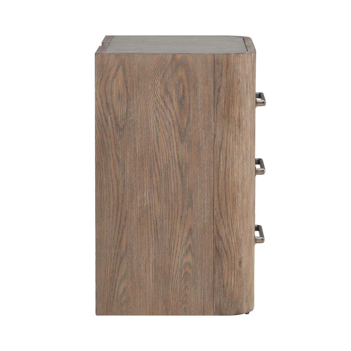 Liberty Furniture South Bend Nightstand w/ Charging Station in Burnished Clay