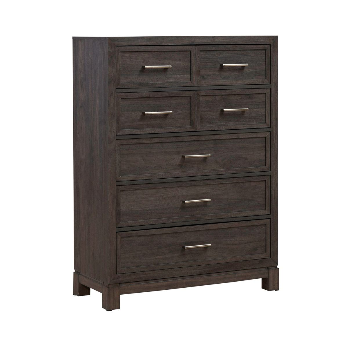 Liberty Furniture Modern Edge 5 Drawer Chest in Caffe
