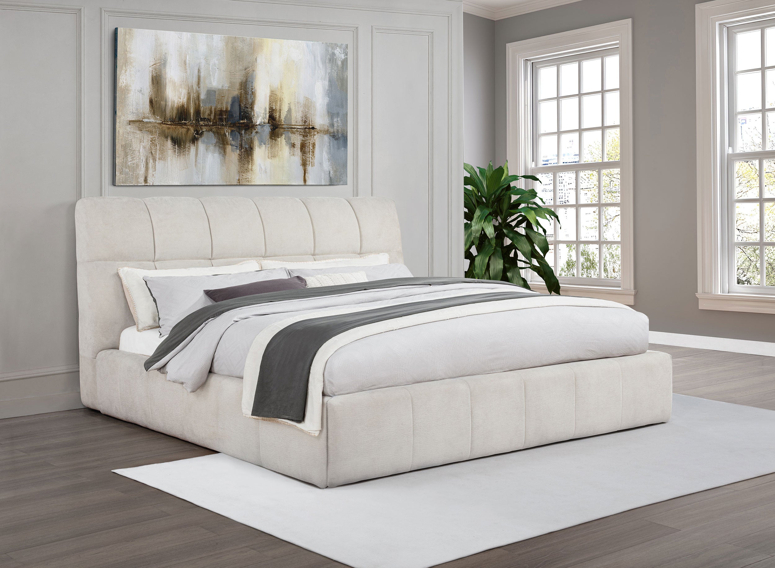 Nollet Panel Platform Bed