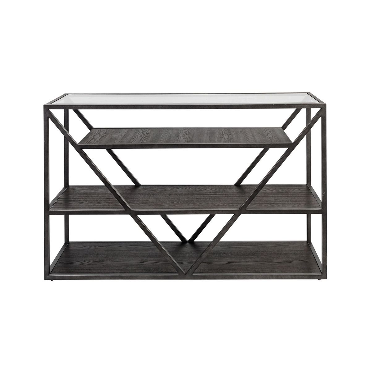 Liberty Furniture Arista Sofa Table in Cobblestone Brown image