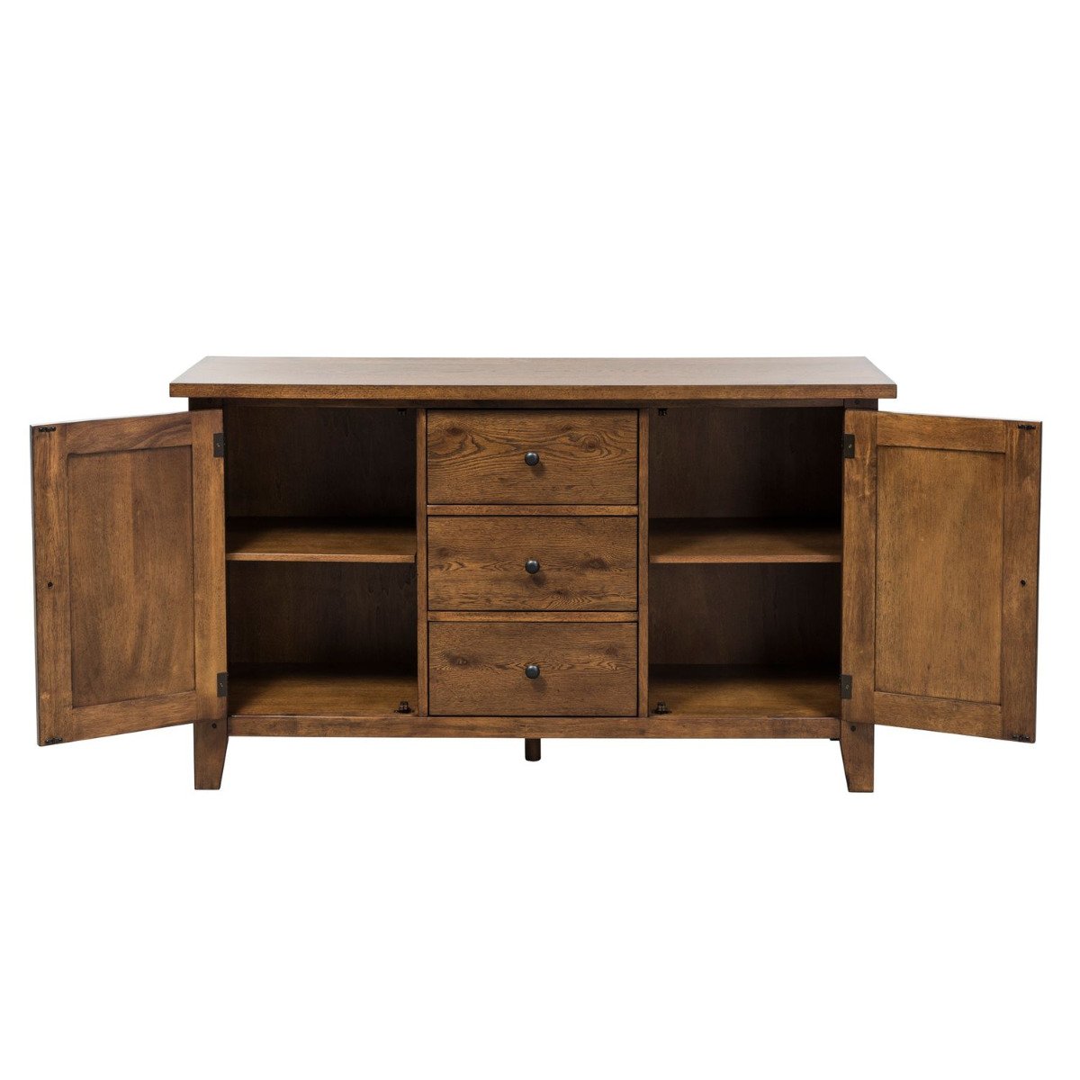 Liberty Furniture Hearthstone Buffet in Rustic Oak