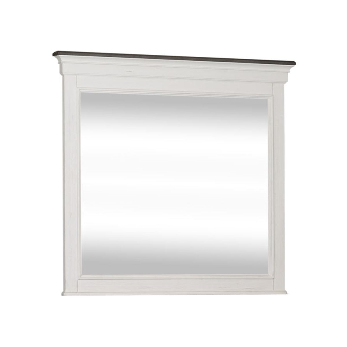 Liberty Furniture Allyson Park Mirror in Wirebrushed White
