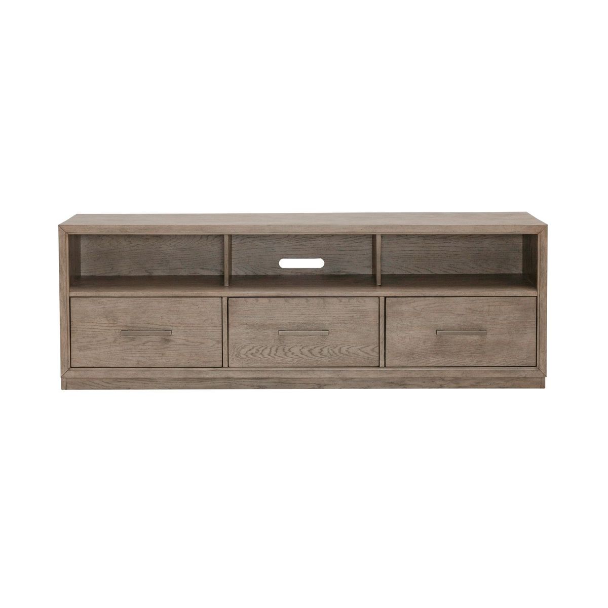 Liberty Furniture City Scape Entertainment TV Console in Burnished Beige