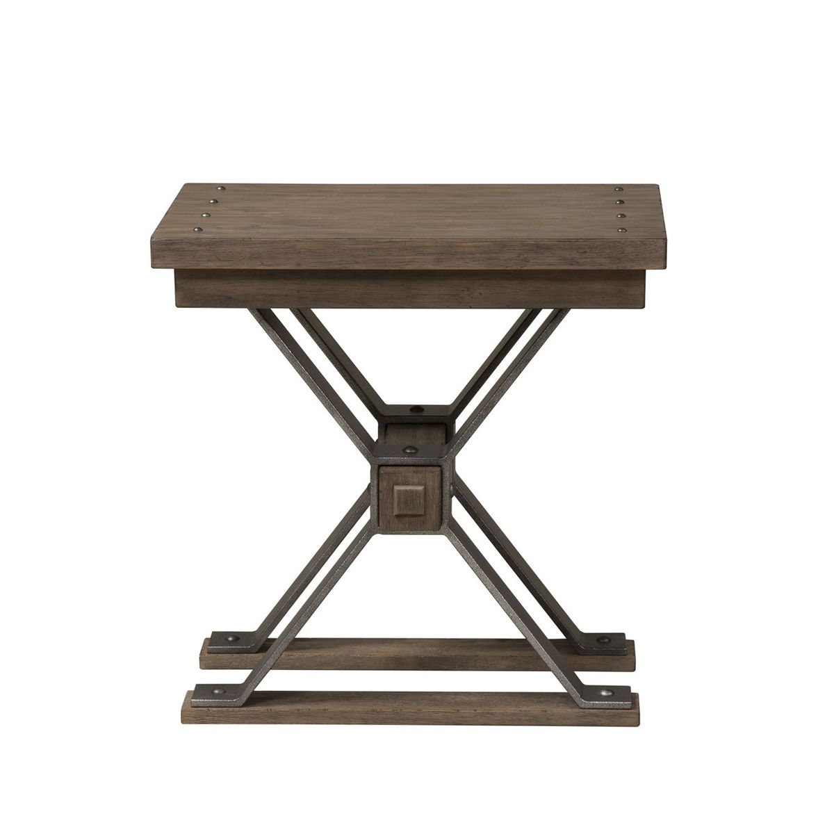 Liberty Sonoma Road Chair Side Table in Weathered Beaten Bark