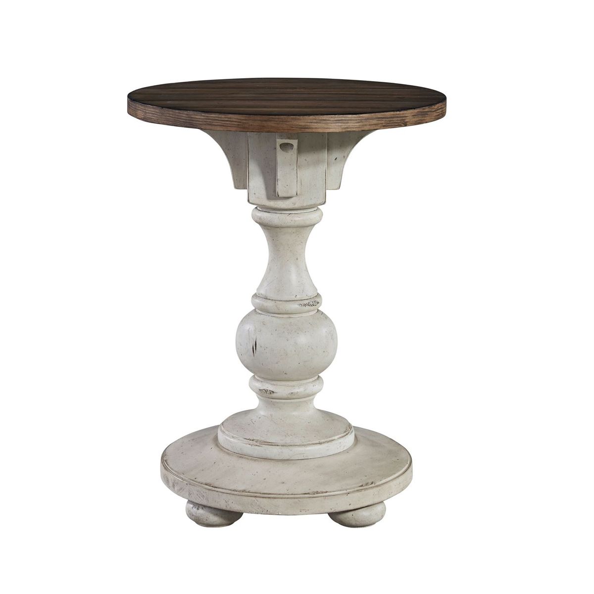Liberty Morgan Creek Chair Side Table in Antique White