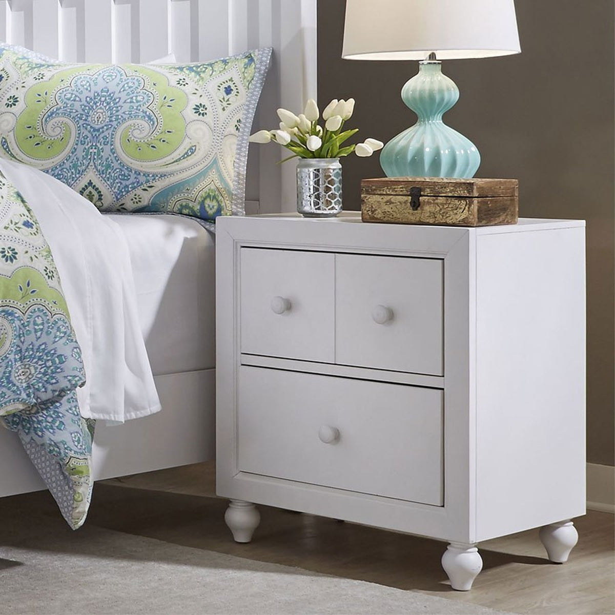 Liberty Furniture Cottage View Nightstand in White