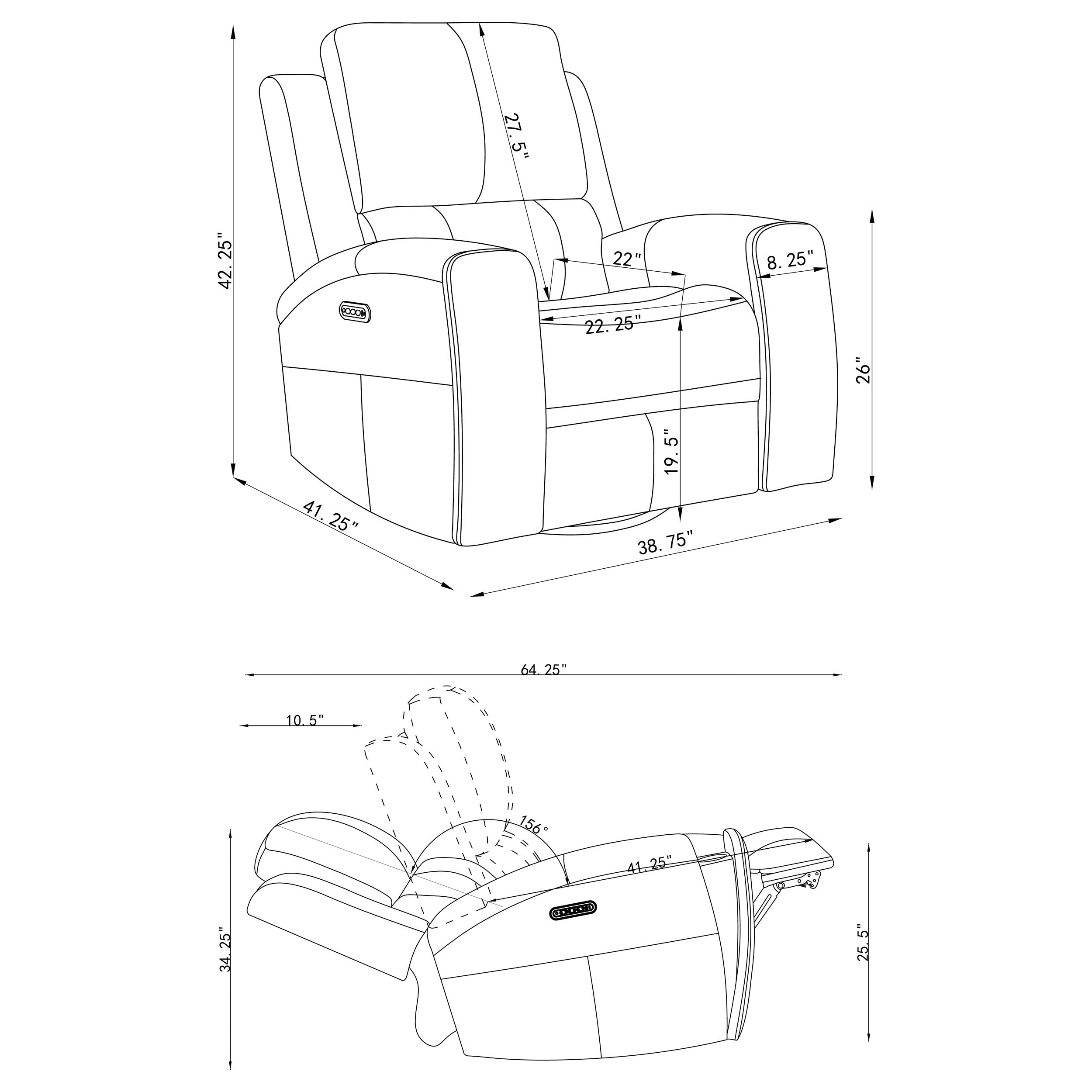 Brickston Triple Power Reclining Sofa Set