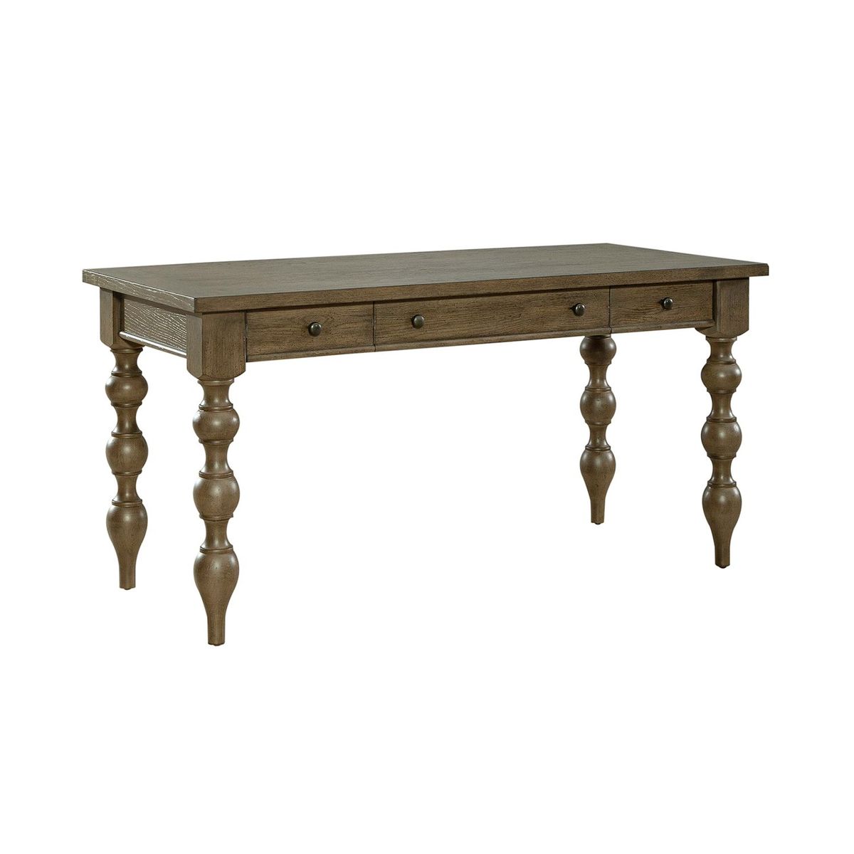 Liberty Furniture Americana Farmhouse Writing Desk in Dusty Taupe image